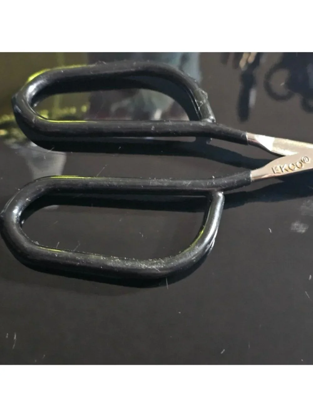 Vintage Ekco Black Handle Metal Tongs For Kitchen Or Serving Use Made In China R